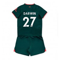 Dres Liverpool Darwin Nunez #27 Rezervni za djecu 2022-23 Kratak Rukav (+ kratke hlače)